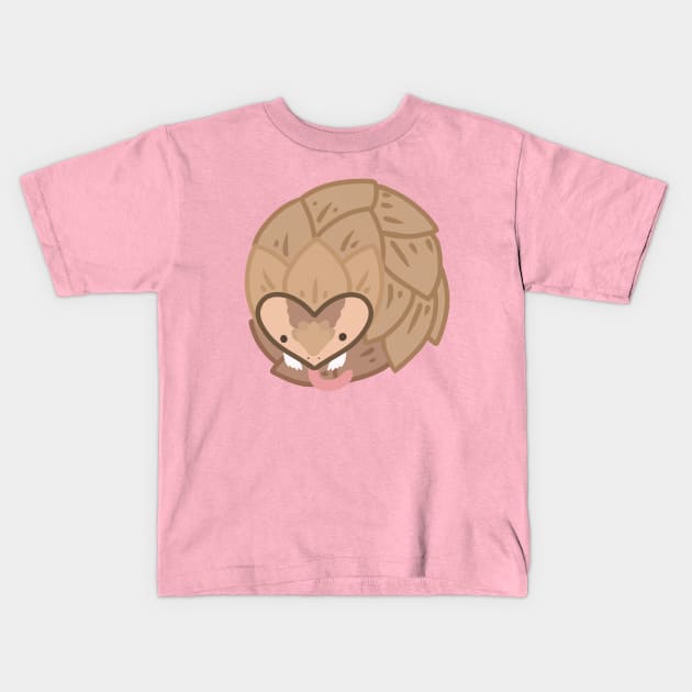 Pangolin Pride Kids T-Shirt by SmidgeFidge